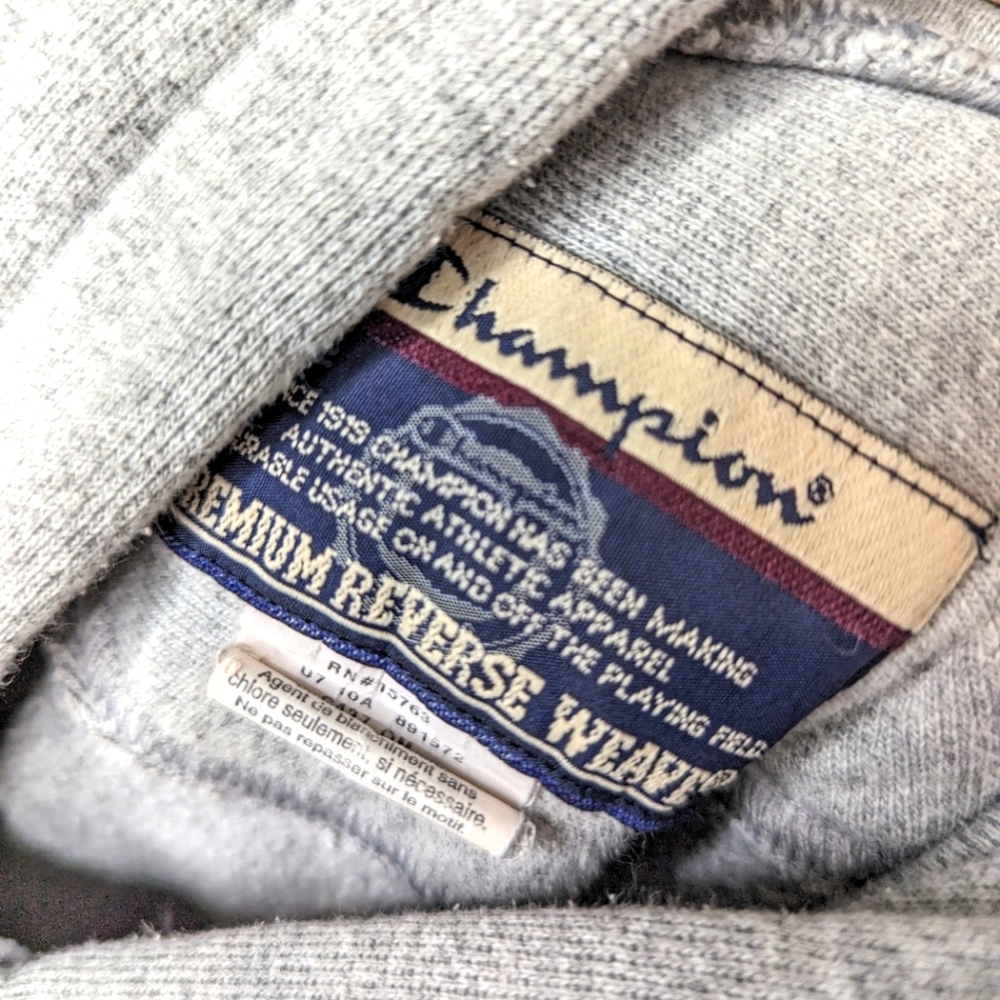 Vintage 90's Champion U Mass Boston Nursing Hoodie - Picture 2 of 5